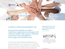 Tablet Screenshot of chroniccaremanagement.com